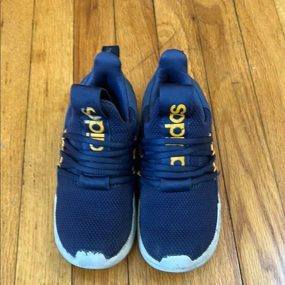 Kids Adidas Lite Racer Adapt 7.0 Navy Sneakers - Picture 1 of 4